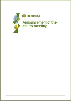 Announcement of the call to meeting with agenda.