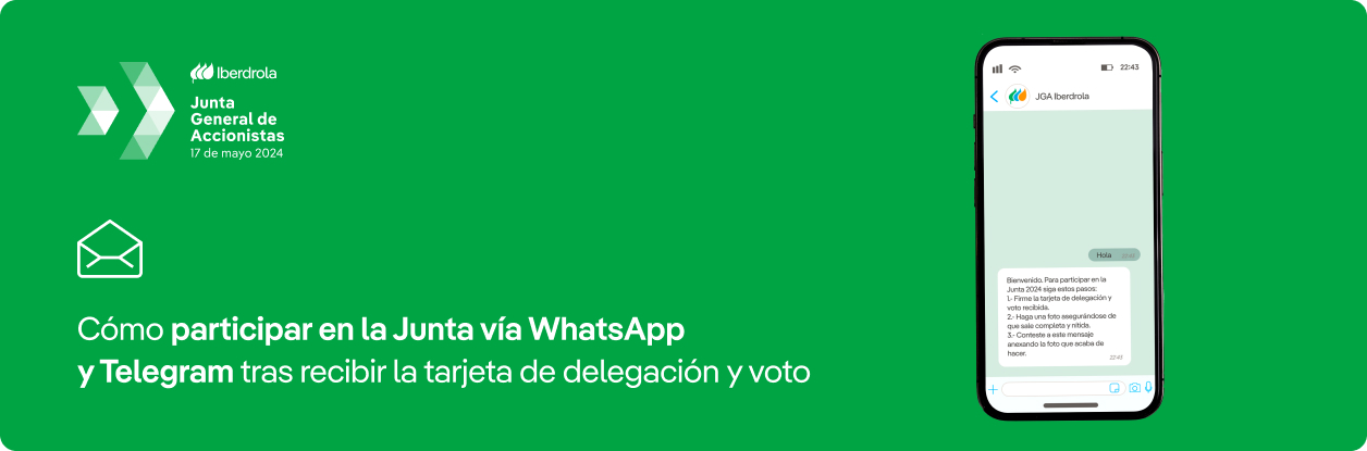 Ver vídeo sobre la participación en la Junta vía WhatsApp y Telegram