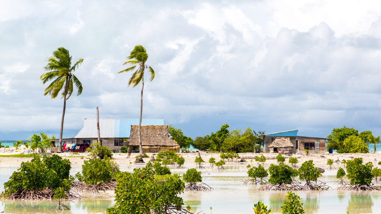 Outskirts of South Tarawa, Kiribati's capital.