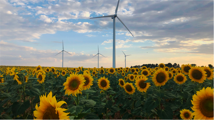 Carrasquillo onshore wind farm in Palencia, Spain.