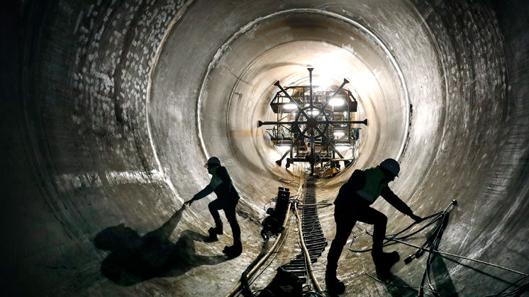 Interior of the Gouvães penstock.