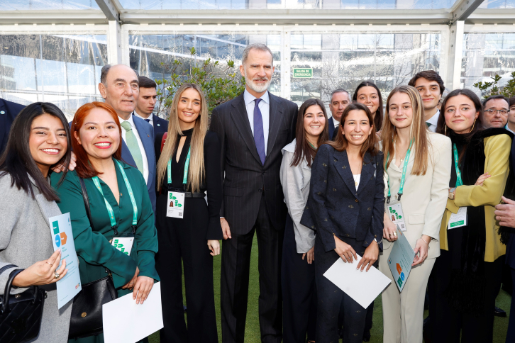 Ignacio Galán junto a su majestad el rey Felipe VI