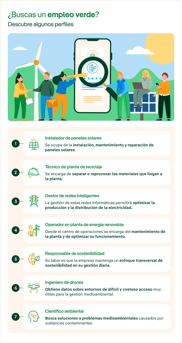 ¿Buscas un empleo verde?