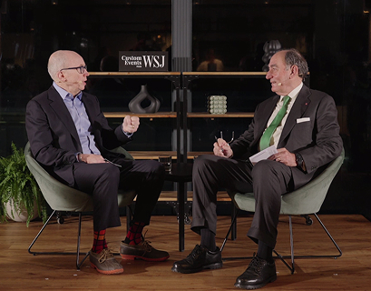 Image of Ignacio Galán in the interview with the Wall Street Journal